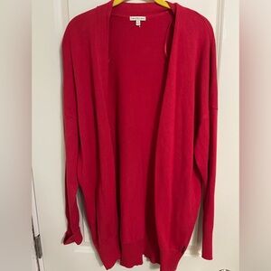 Calvin Klein red cardigan
